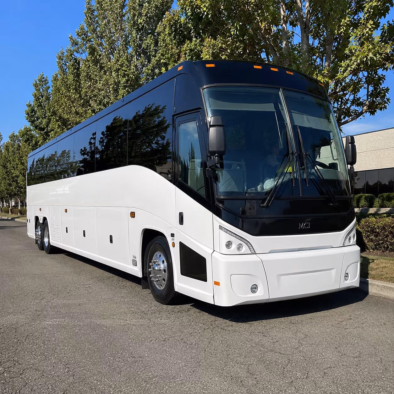 shawnee charter bus rental exterior