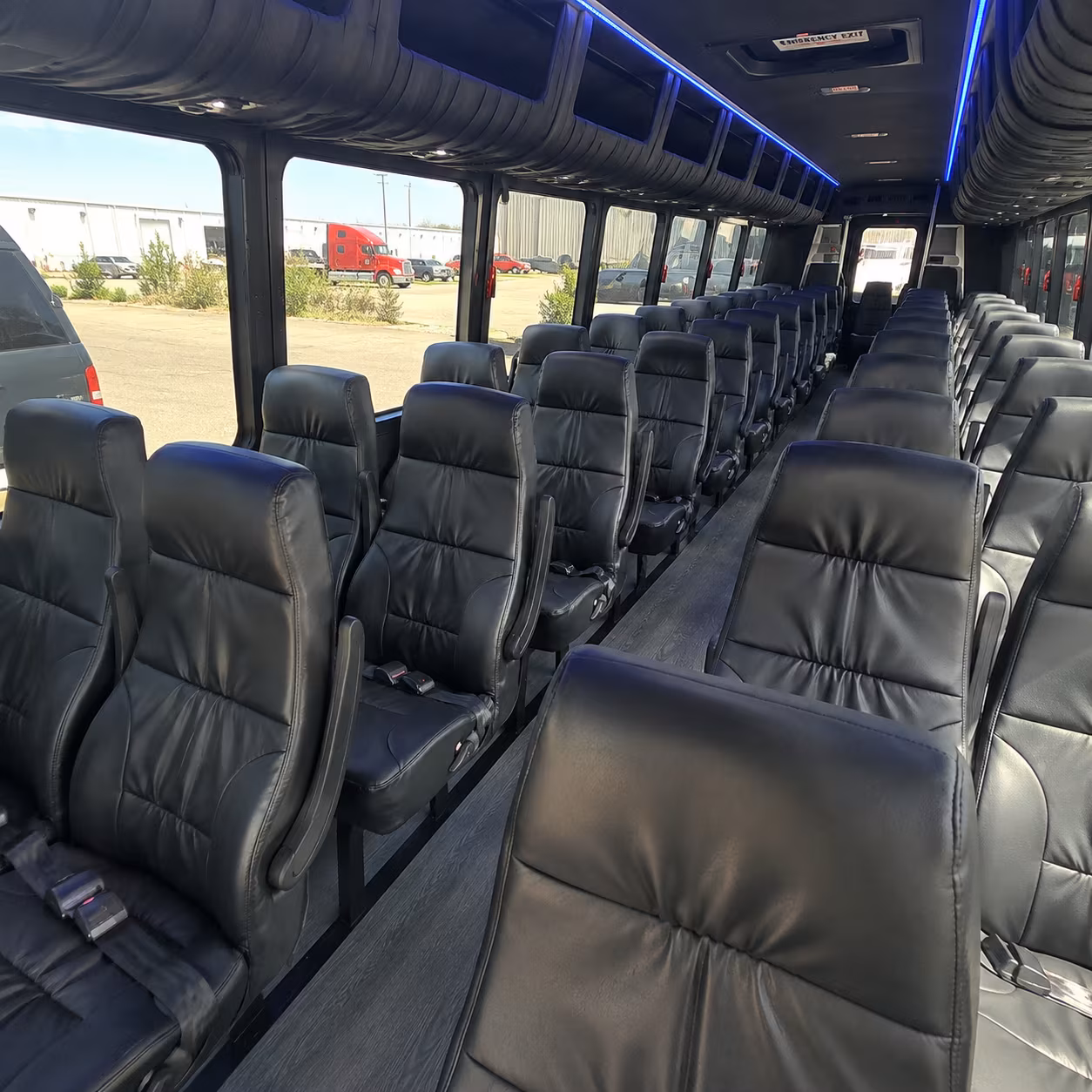 shawnee school event transportation onboard seating