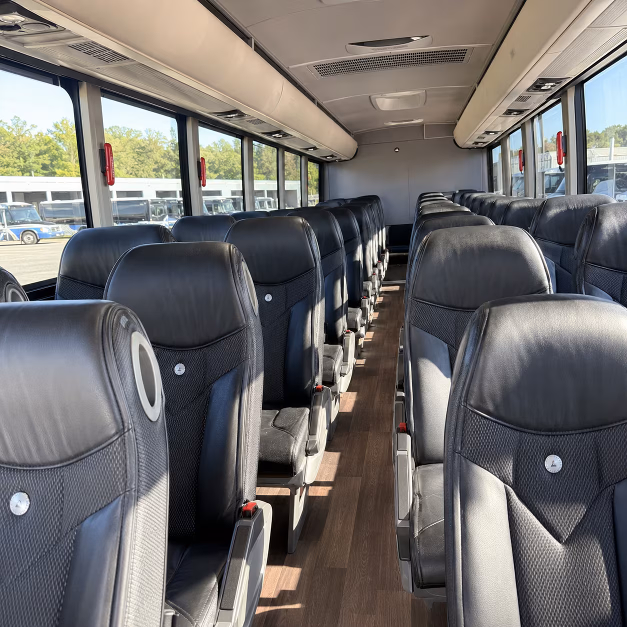 shawnee wedding transportation onboard seating